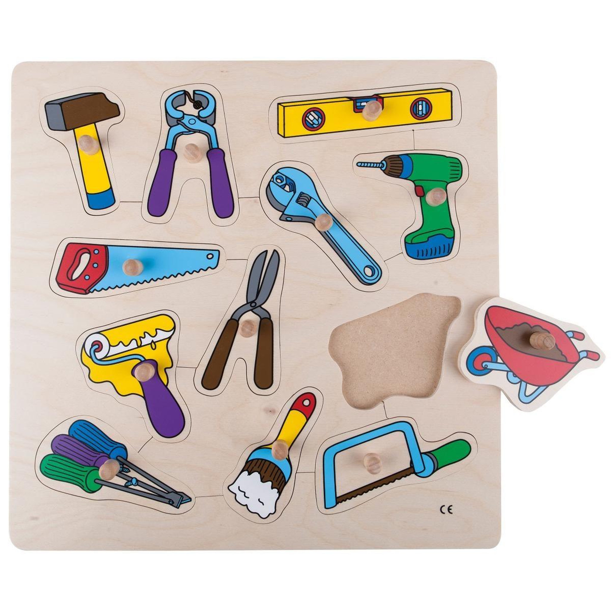 Voir la diapositive 2 : EDUCO Outils — 12 pièces de puzzle