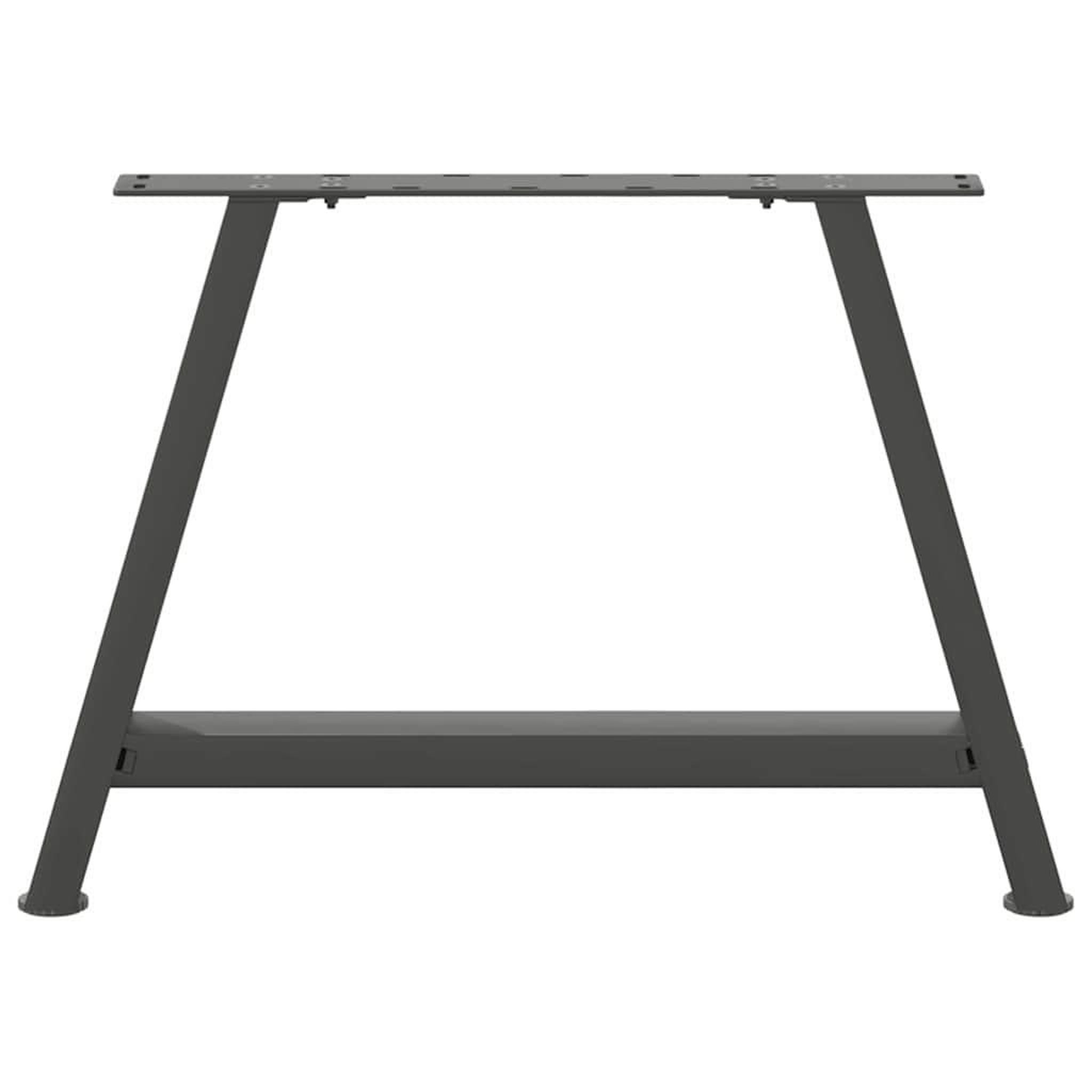Voir la diapositive 5 : VIDAXL Pieds de table basse forme de A 2 pcs anthracite 70x(42-43) cm
