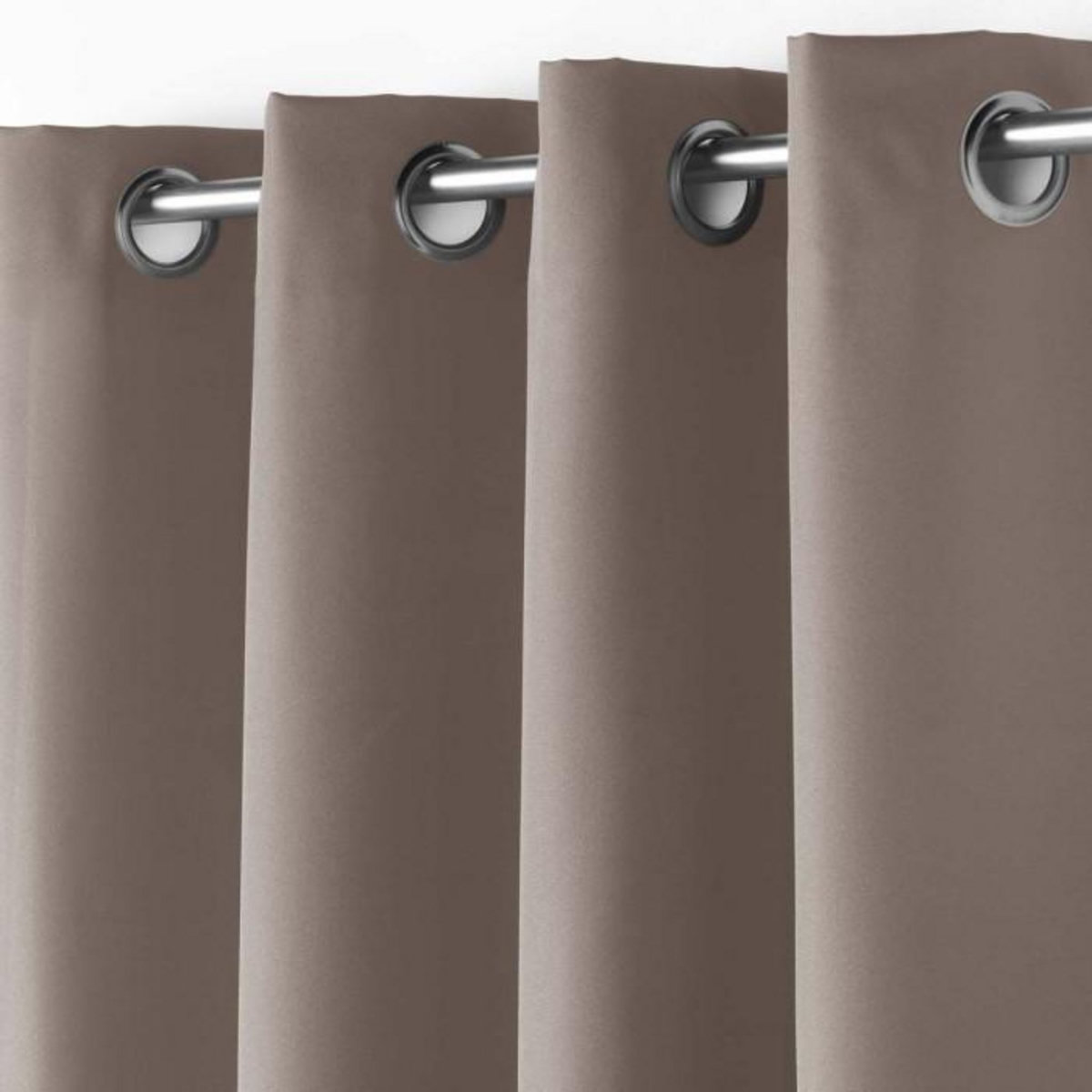 Paris Prix Rideau à Oeillets  Essentiel  140x280cm Taupe