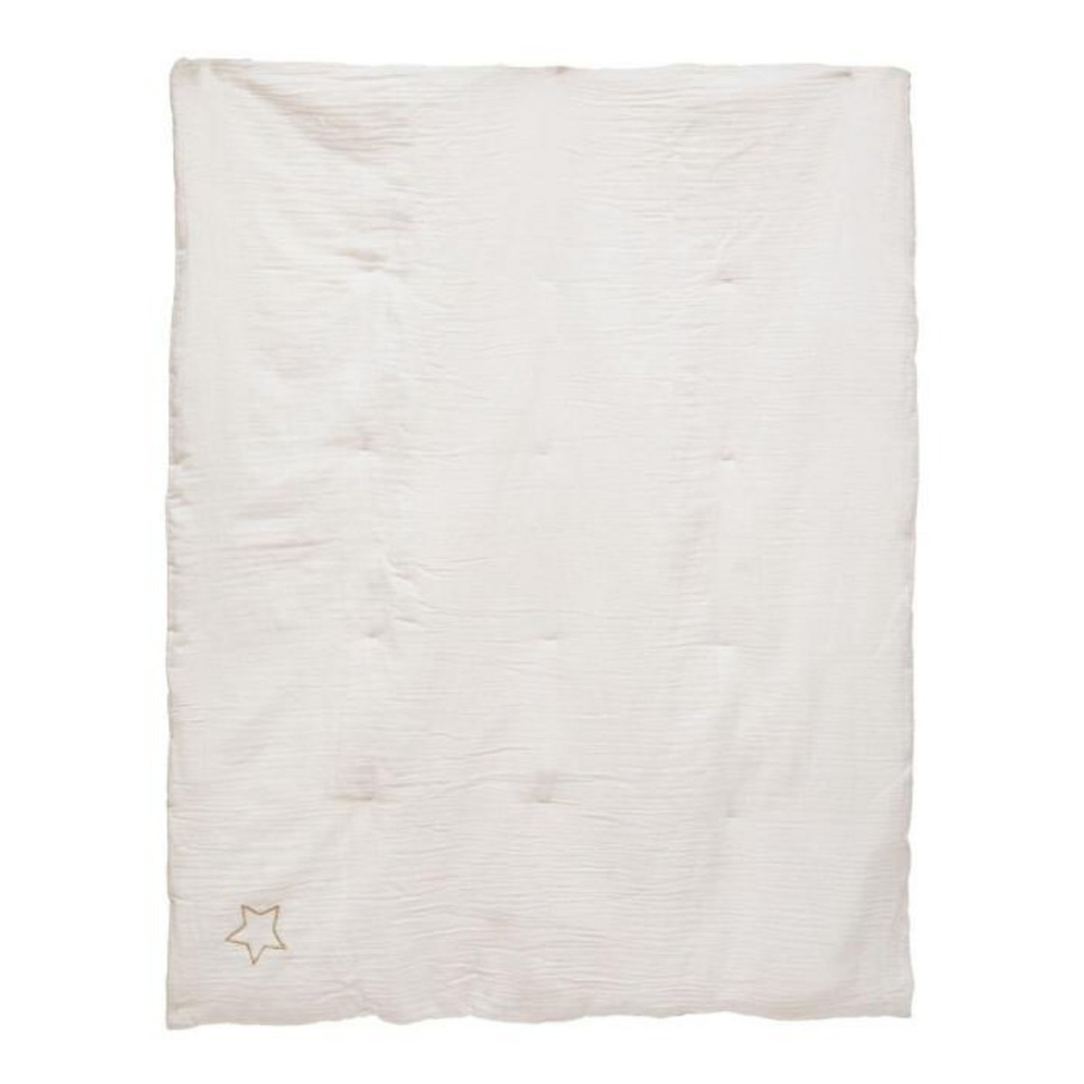 Atmosphera Kids Édredon en Coton  Enfant  100x140cm Blanc