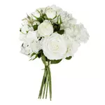 Bouquet de Fleurs  18 Pièces  60cm Blanc