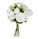  Bouquet de Fleurs  18 Pièces  60cm Blanc