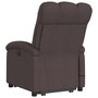 Voir la diapositive 4 : VIDAXL Fauteuil inclinable de massage Marron fonce Tissu