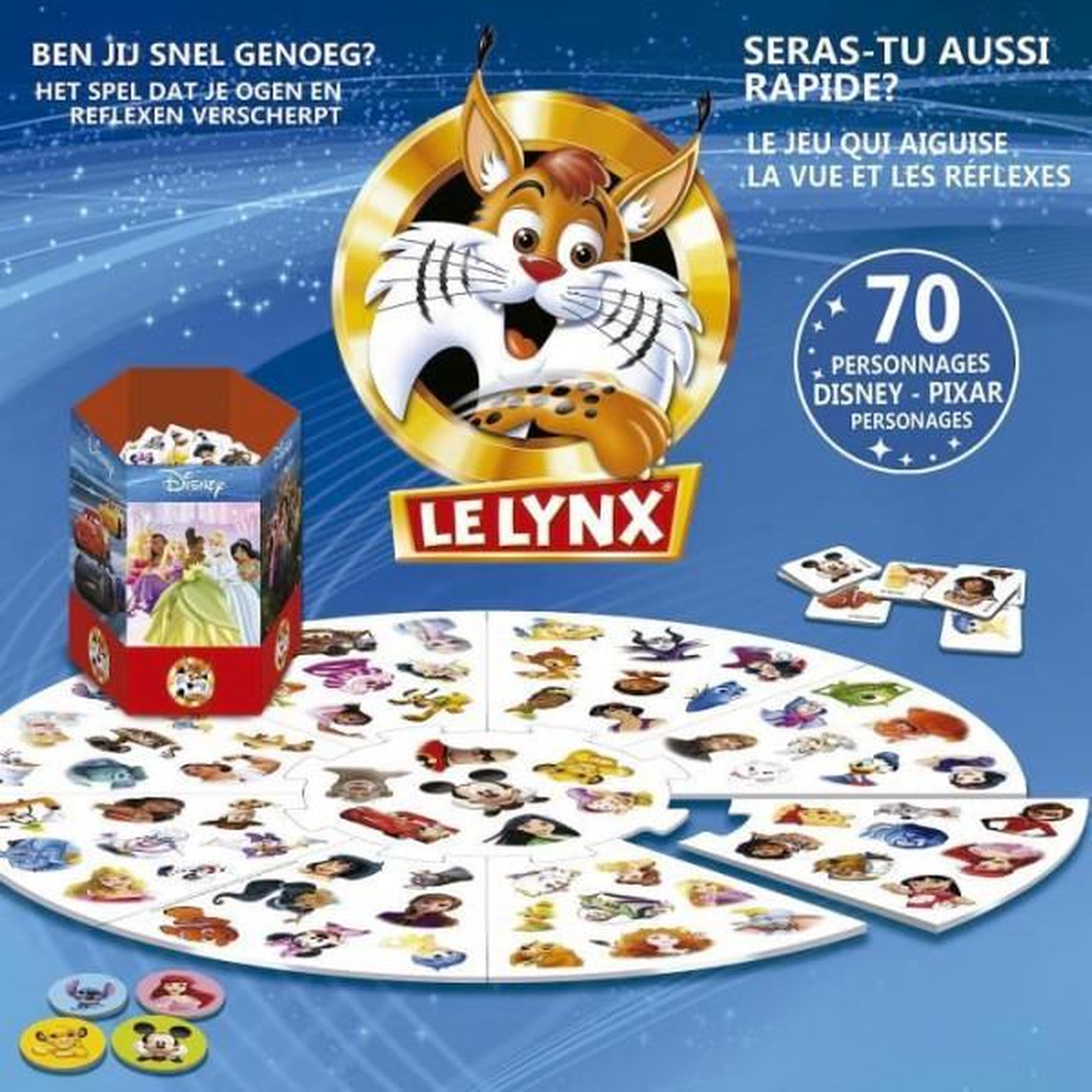 Voir la diapositive 2 : EDUCA LE LYNX DISNEY 100 - EDUCA - Jeu de plateau - 19748