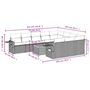 Voir la diapositive 4 : VIDAXL Salon de jardin 11 pcs avec coussins beige resine tressee