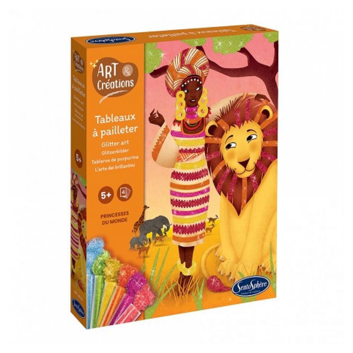 Sentosphere Tableaux a pailleter - Princesses du monde