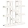 Voir la diapositive 2 : VIDAXL Support a plantes Blanc 104,5x25x109,5 cm Bois massif de pin