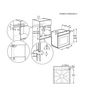 Voir la diapositive 6 : ELECTROLUX Four intégrable 72l 60cm pyrolyse inox - EOF6P46RX
