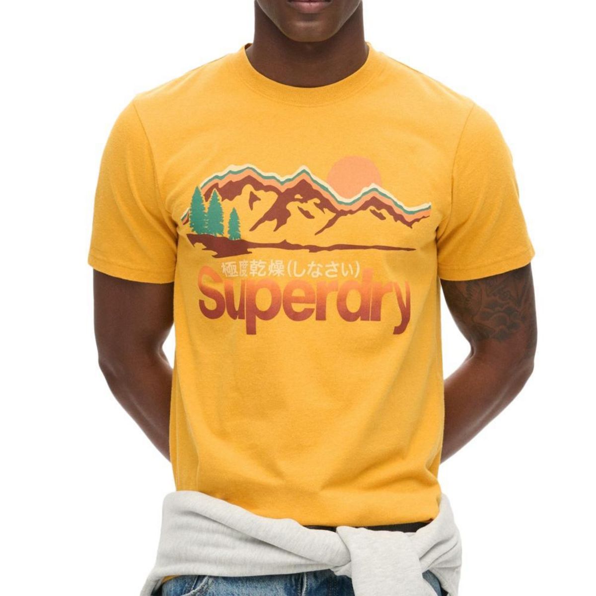 SUPERDRY T-shirt  Moutarde Homme Superdry Great