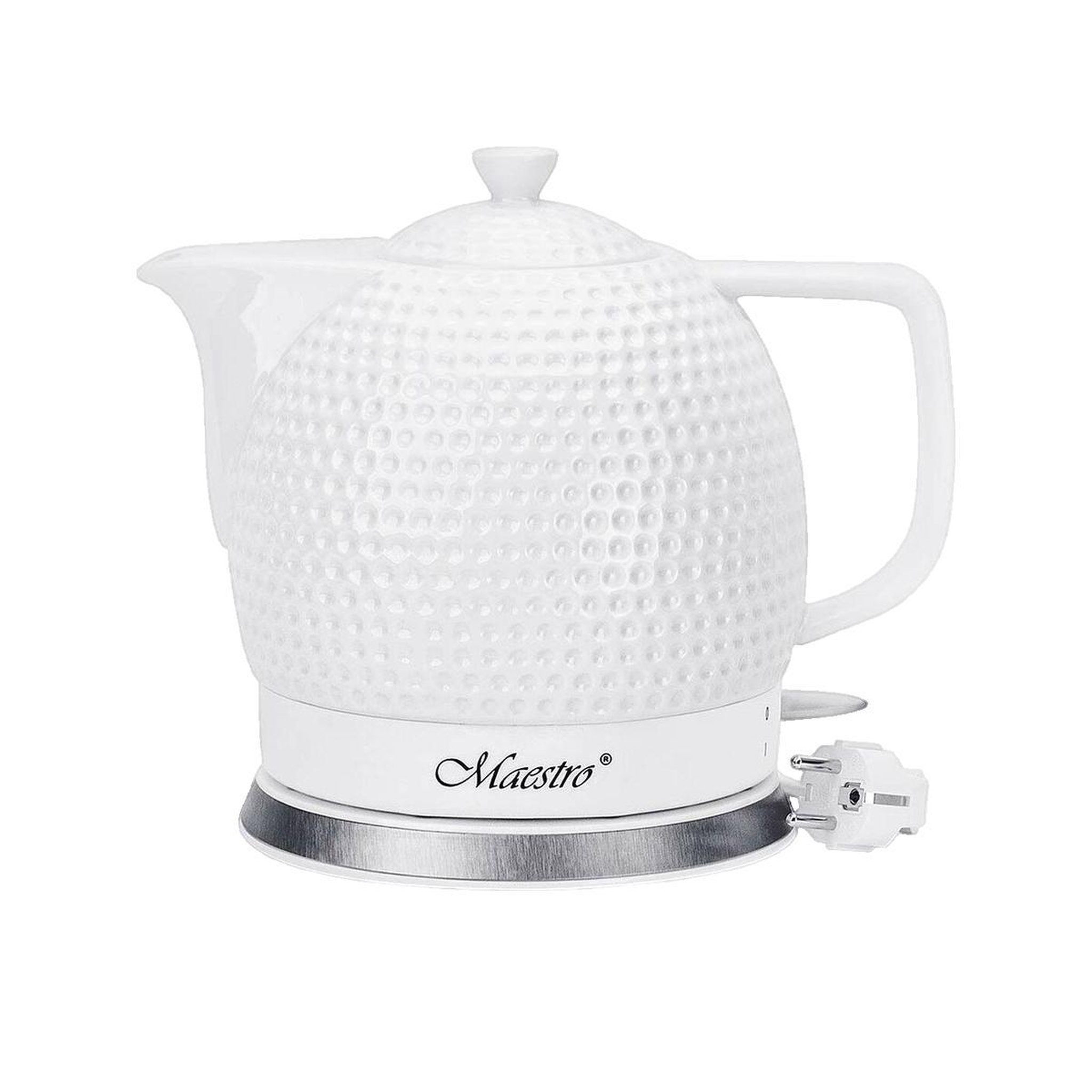 HELLO MAESTRO Bouilloire électrique Maestro Feel-Maestro MR067 blanche 1,5 L