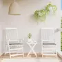 VIDAXL Coussins de chaise de jardin 2 pcs gris 50x50x3 cm tissu oxford