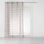 Voir la diapositive 1 : Paris Prix Rideau Voilage à Œillets  Nalika  140x240cm Beige