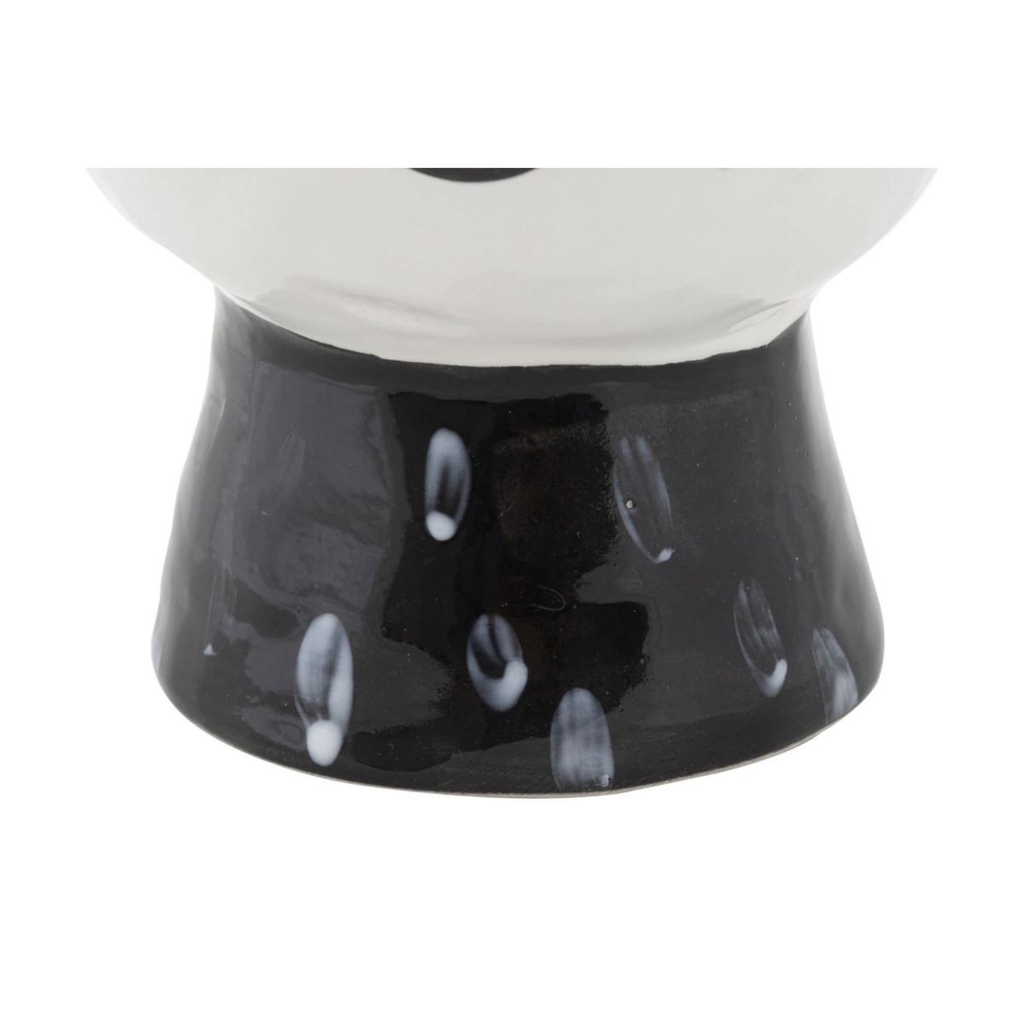 Voir la diapositive 5 : Paris Prix Vase pot visage en porcelaine  face  18cm blanc & noir