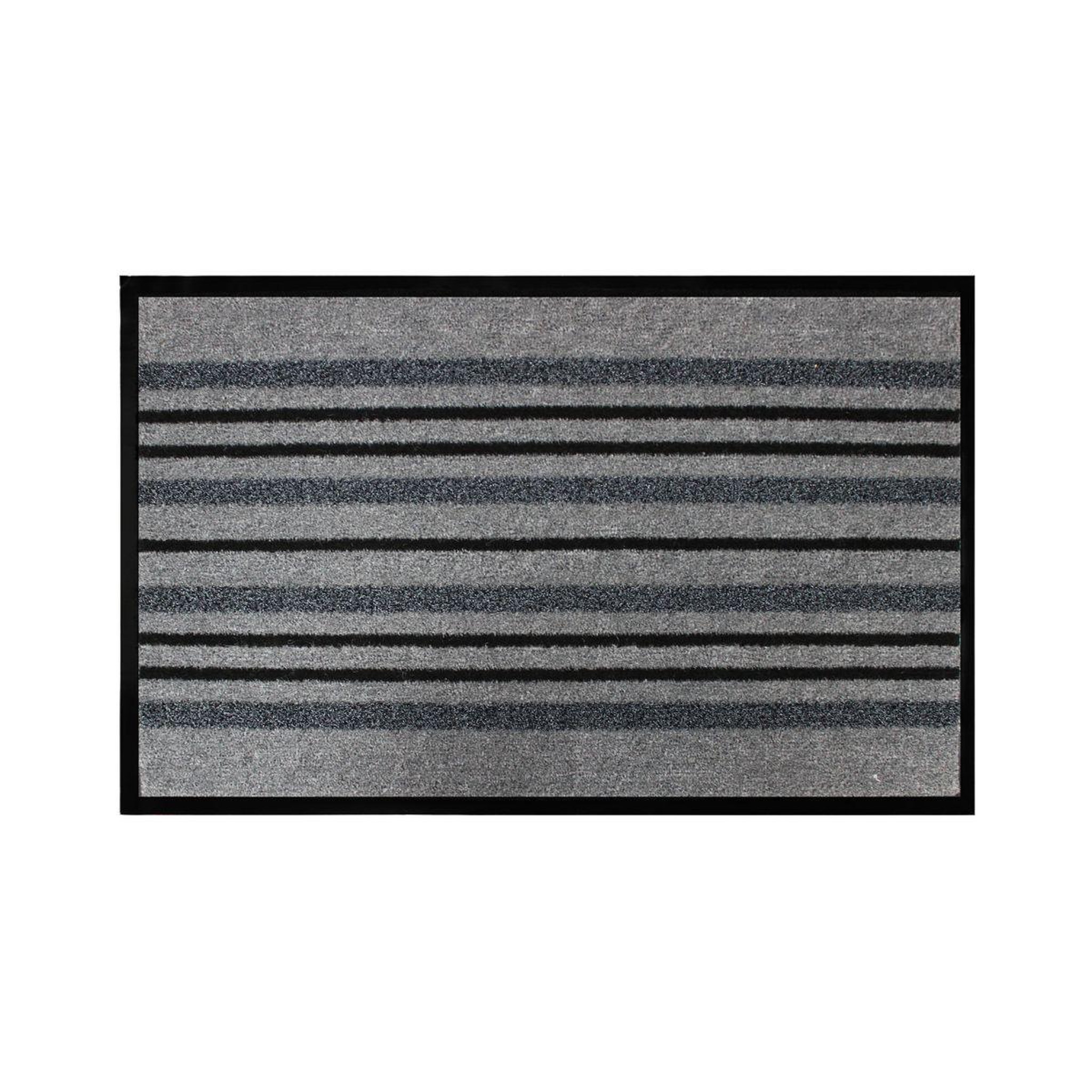 Douceur d'Intérieur Tapis d'Entrée Anti-Poussière  Piano  50x80cm Gris