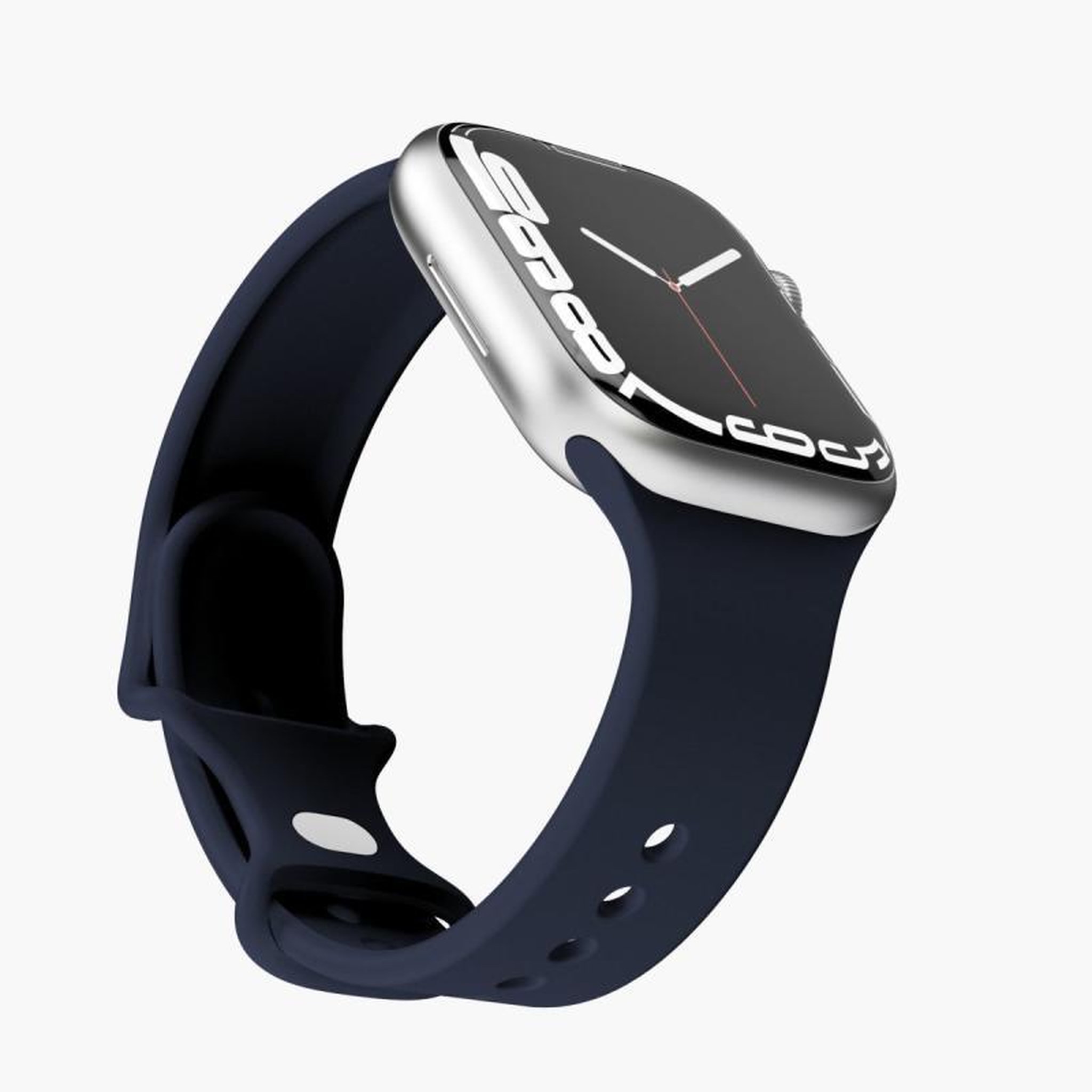 Voir la diapositive 2 : VONMAHLEN VonMählen Watchstrap for Apple Silicone Loop Case 1 Band One navy (AWS00003)