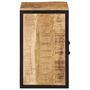 Voir la diapositive 4 : VIDAXL Armoire de salle de bain 40x30x50cm bois massif manguier et fer