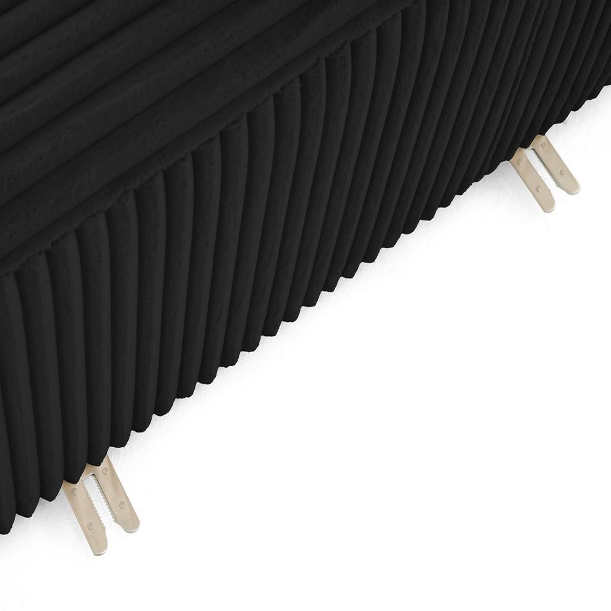 Voir la diapositive 4 : LISA DESIGN Victoire - module d'assise droit en velours côtelé grosses côtes