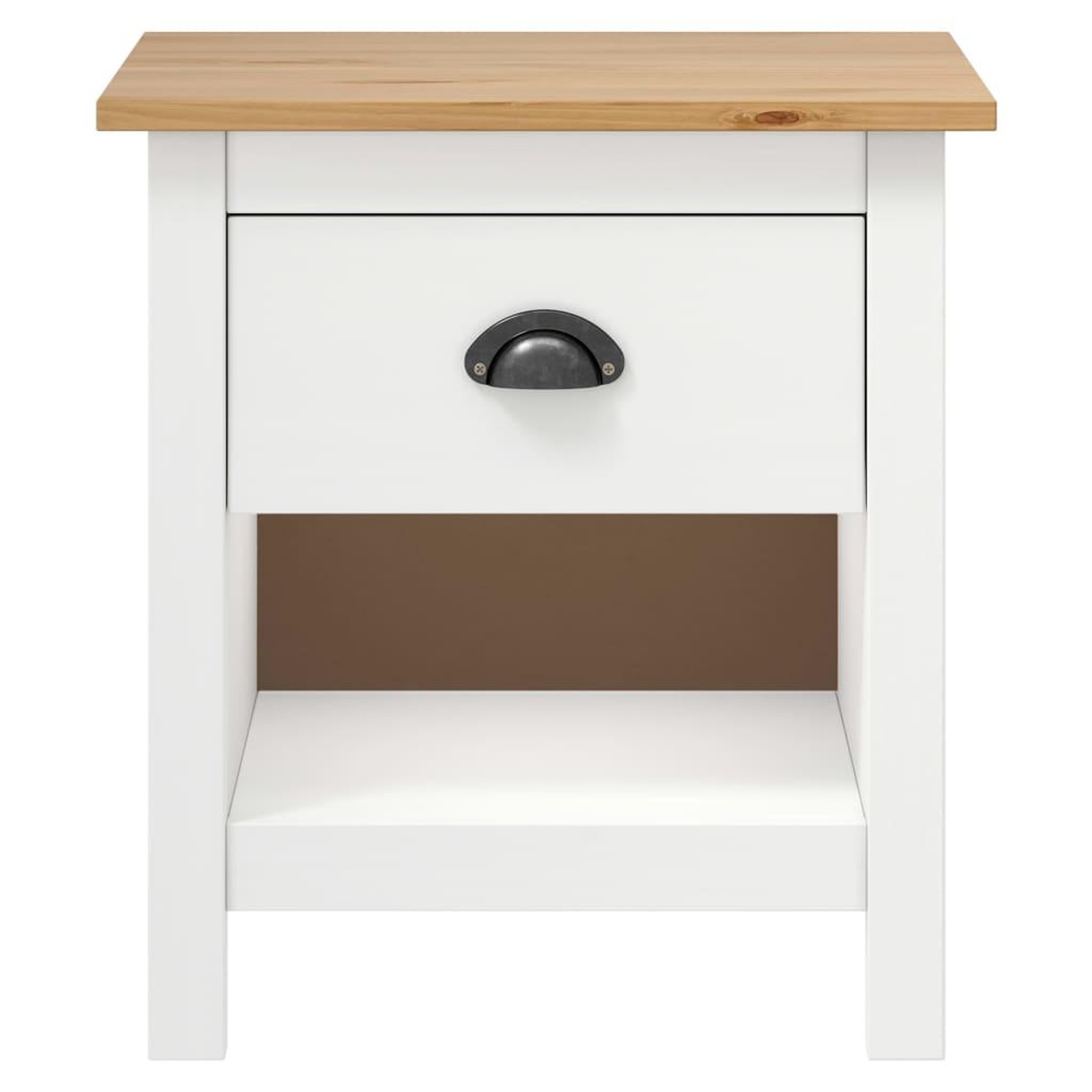 Voir la diapositive 3 : VIDAXL Tables de chevet 2 pcs Hill 46x35x49,5 cm Bois de pin solide