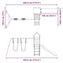 Voir la diapositive 6 : VIDAXL Aire de jeux d'exterieur bois de pin impregne