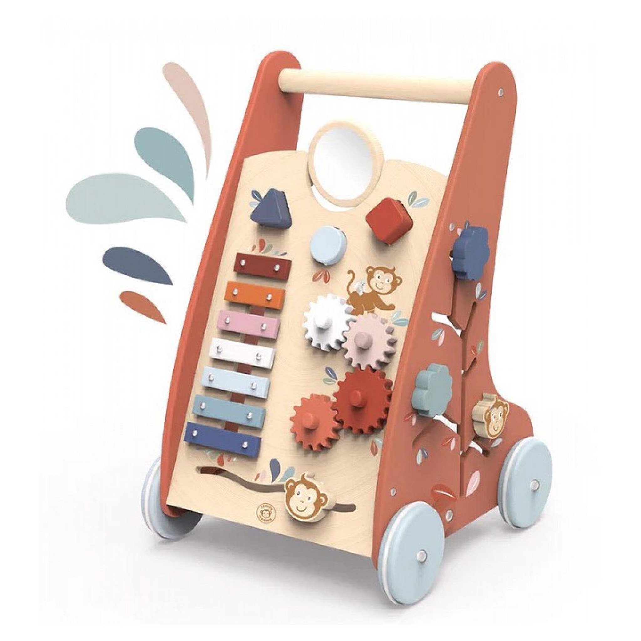 SPEEDY MONKEY Chariot de marche multiactivites en bois