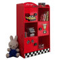 Voir la diapositive 3 : Paris Prix Pack - Lit Enfant Voiture & Armoire  Gran Turismo  Bleu & Rouge