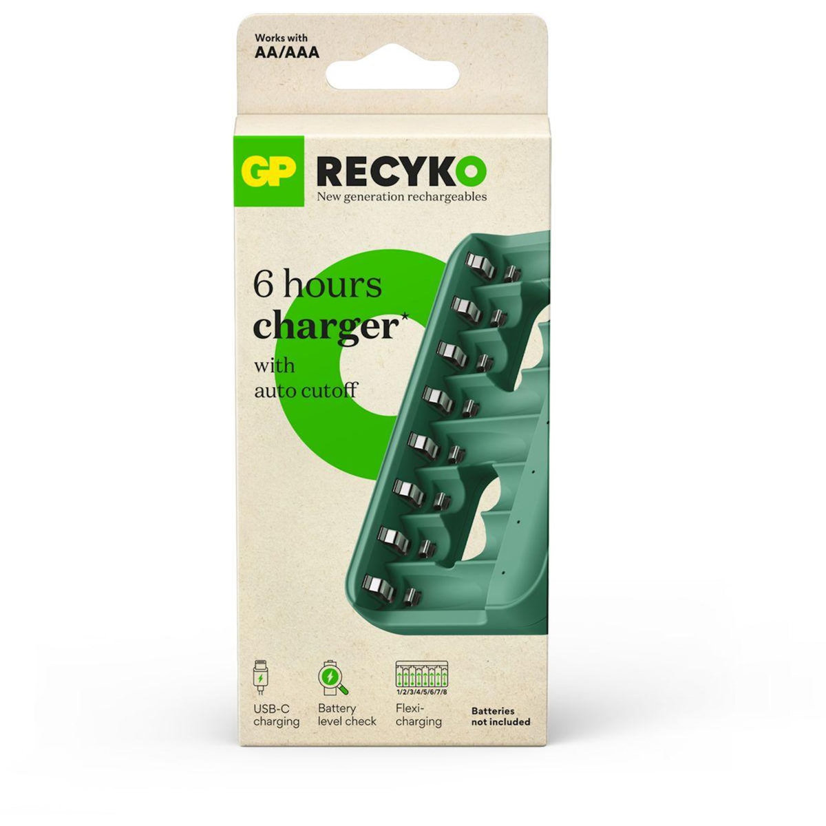 GP BATTERIES Chargeur de piles AA et AAA 8 canaux de charge