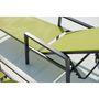 Voir la diapositive 5 : CONCEPT USINE Lot de 2 transats en aluminium gris foncé et vert BARI