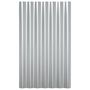 Voir la diapositive 4 : VIDAXL Panneaux de toit 36 pcs Acier enduit de poudre Argente 60x36 cm
