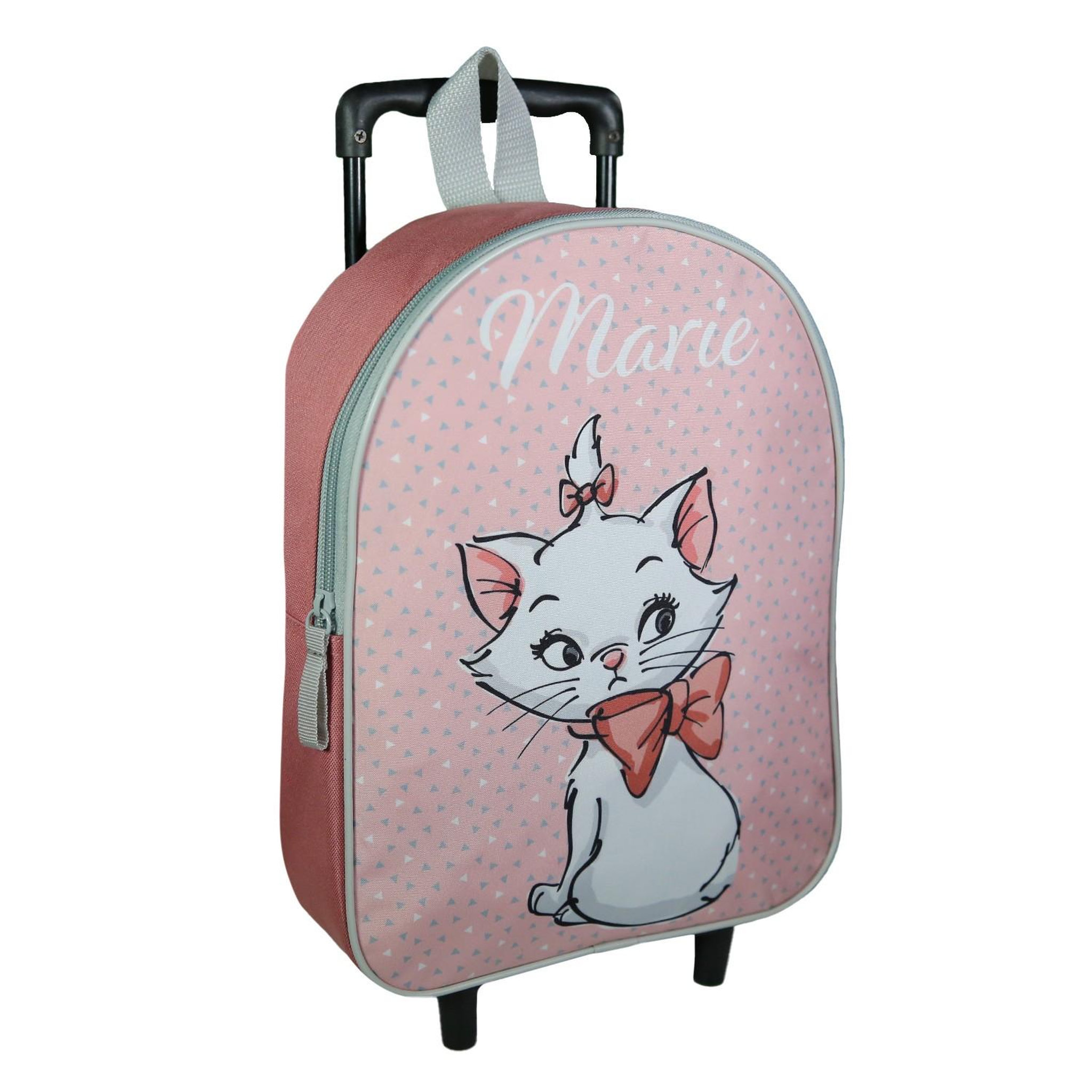 Voir la diapositive 2 : Bagtrotter BAGTROTTER Sac à dos à roulettes 32 cm maternelle Marie Rose
