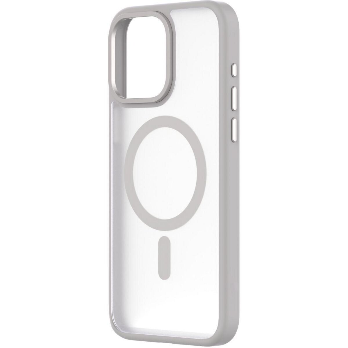 Qdos Coque bumper Iphone 15 Pro Max MagSafe Hybrid Blanc