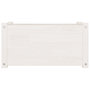 Voir la diapositive 3 : VIDAXL Jardiniere blanc 60x31x31 cm bois de pin massif