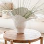 Voir la diapositive 3 : Paris Prix Vase Déco en Céramique  Corolla  51cm Blanc