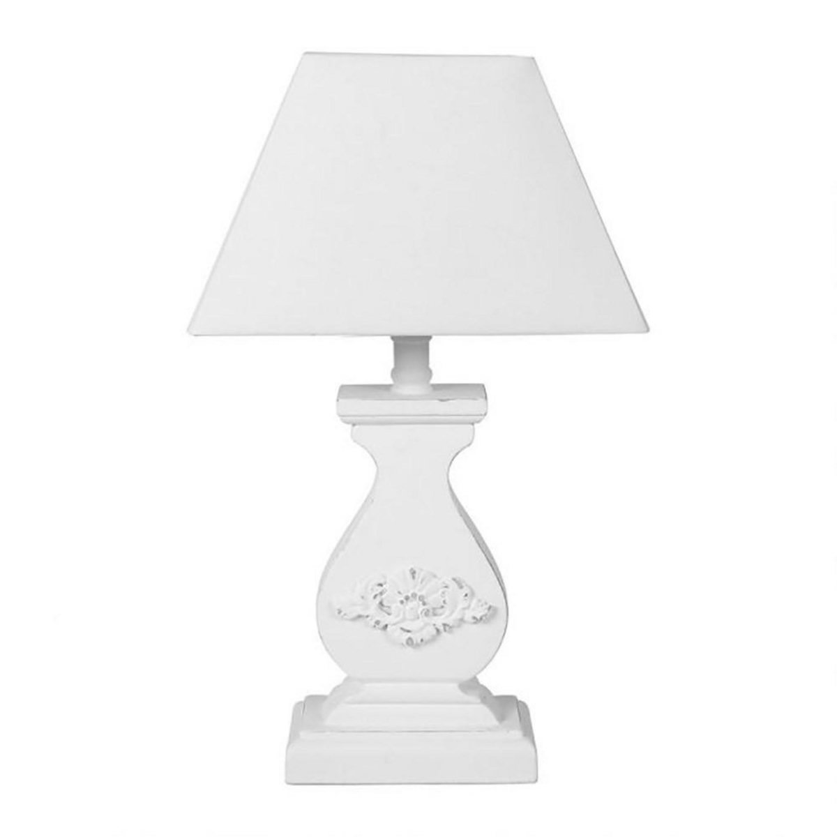 OSTARIA Lampe charme Relief blanc