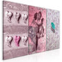 Voir la diapositive 1 : Paris Prix Tableau Imprimé  Love Story 3 Panneaux  60x120cm