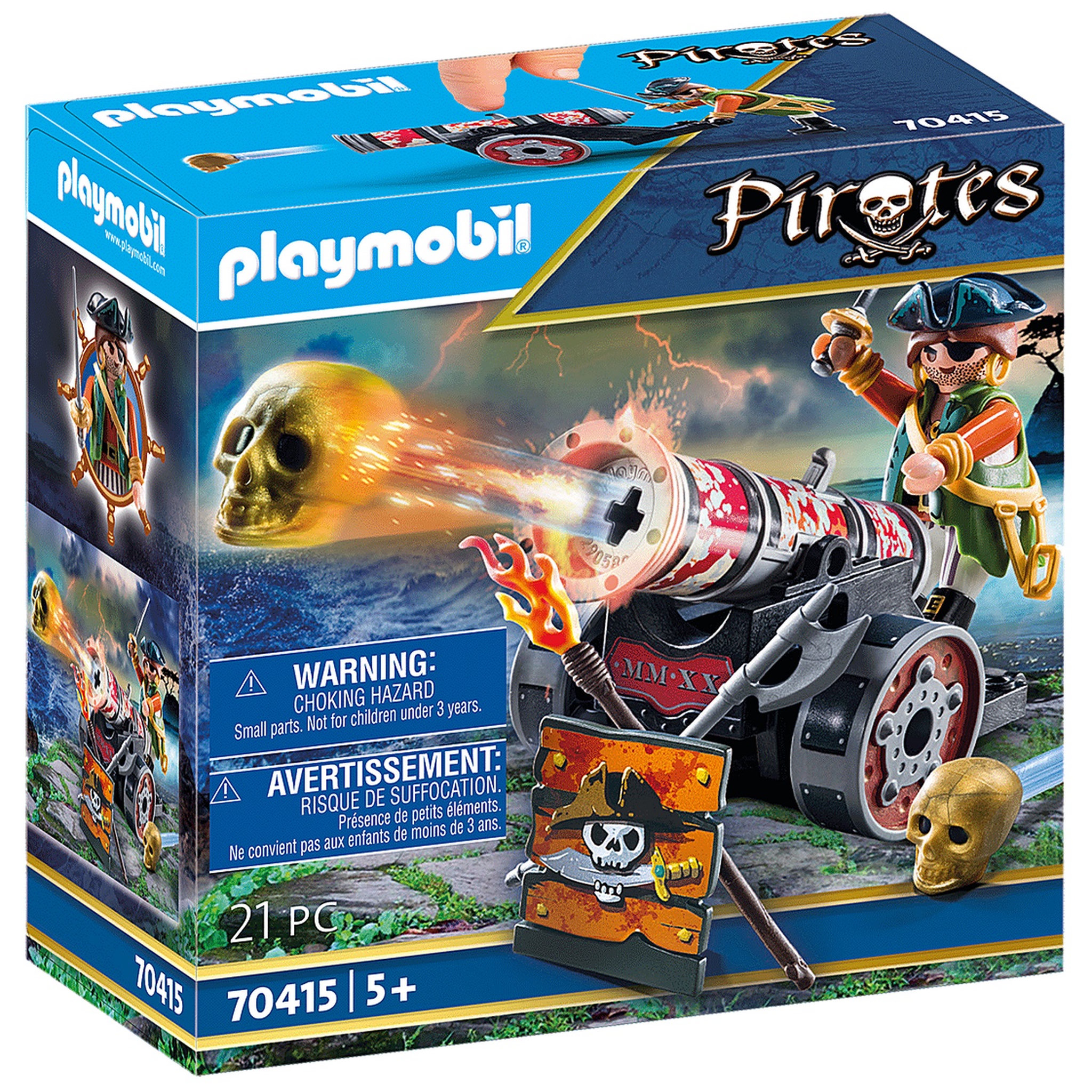 Voir la diapositive 1 : PLAYMOBIL 70415 - Pirates - Canonnier pirate