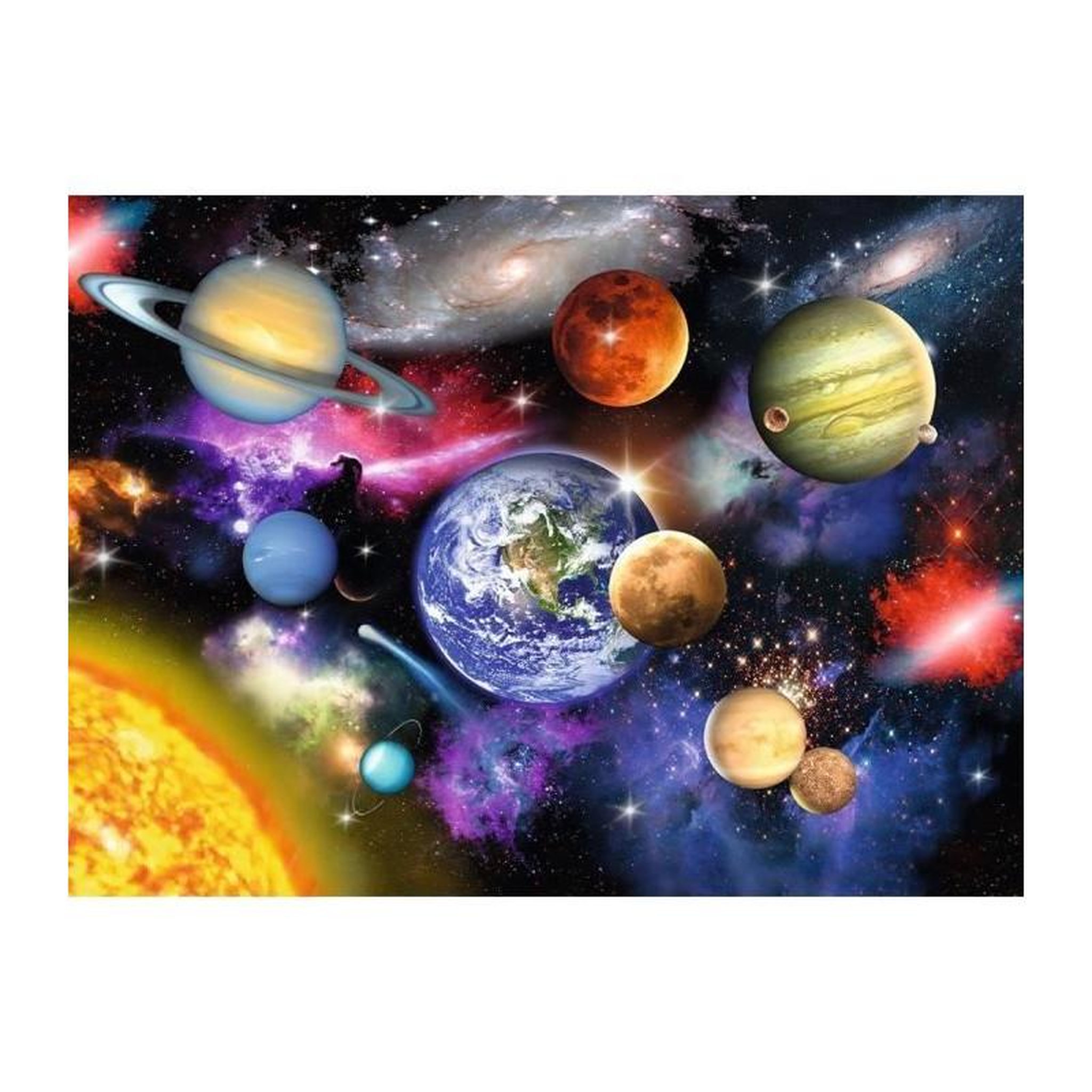 Voir la diapositive 2 : RAVENSBURGER Puzzle XXL 300 pièces – Système solaire – Univers spatial éducatif – Dès 9 ans – Ravensburger