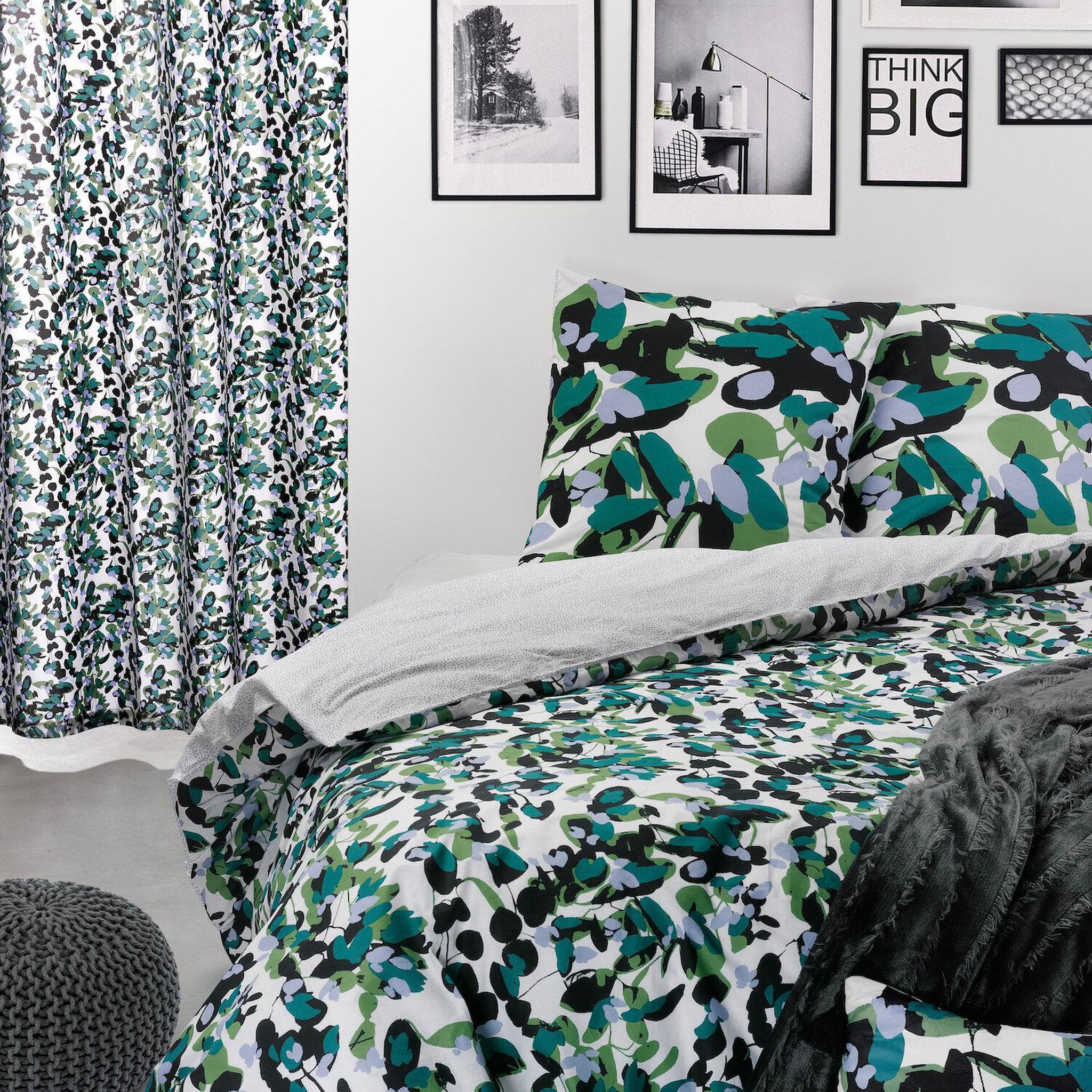 Les Ateliers du Linge Rideau oeillet sanae. Coloris disponibles : Beige, Vert