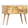 Voir la diapositive 6 : VIDAXL Buffet 85 x 40 x 71 cm Bois de manguier massif
