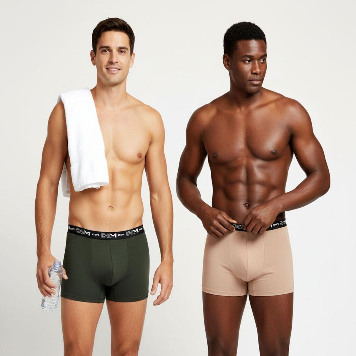 DIM Lot de 3 boxers DIM en coton stretch
