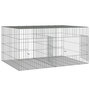 Voir la diapositive 4 : VIDAXL Cage a lapin 2 panneaux 110x79x54 cm Fer galvanise