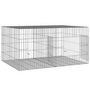 Voir la diapositive 4 : VIDAXL Cage a lapin 2 panneaux 110x79x54 cm Fer galvanise