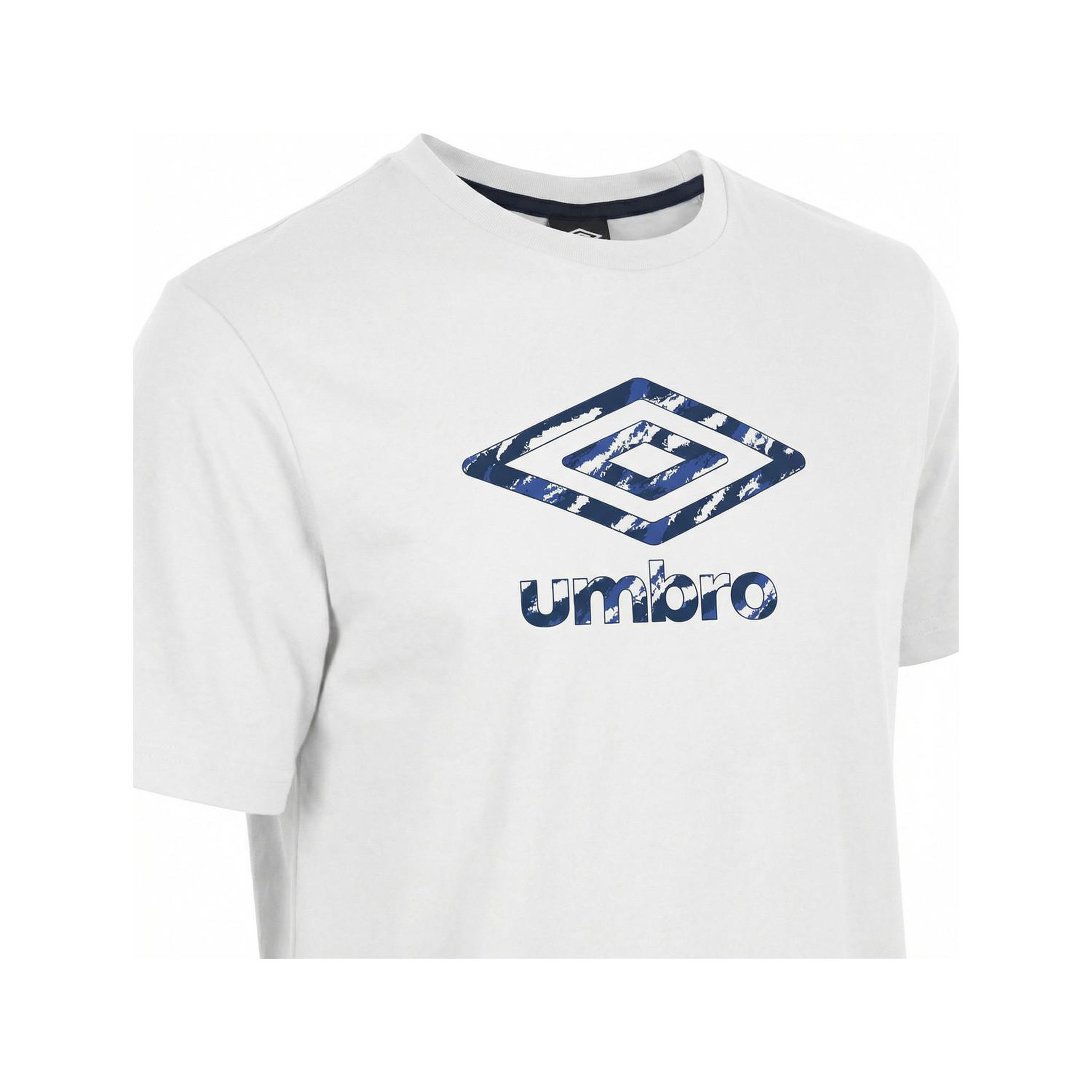Voir la diapositive 2 : UMBRO T-shirt junior col rond regular en coton160 gsm basic core logo