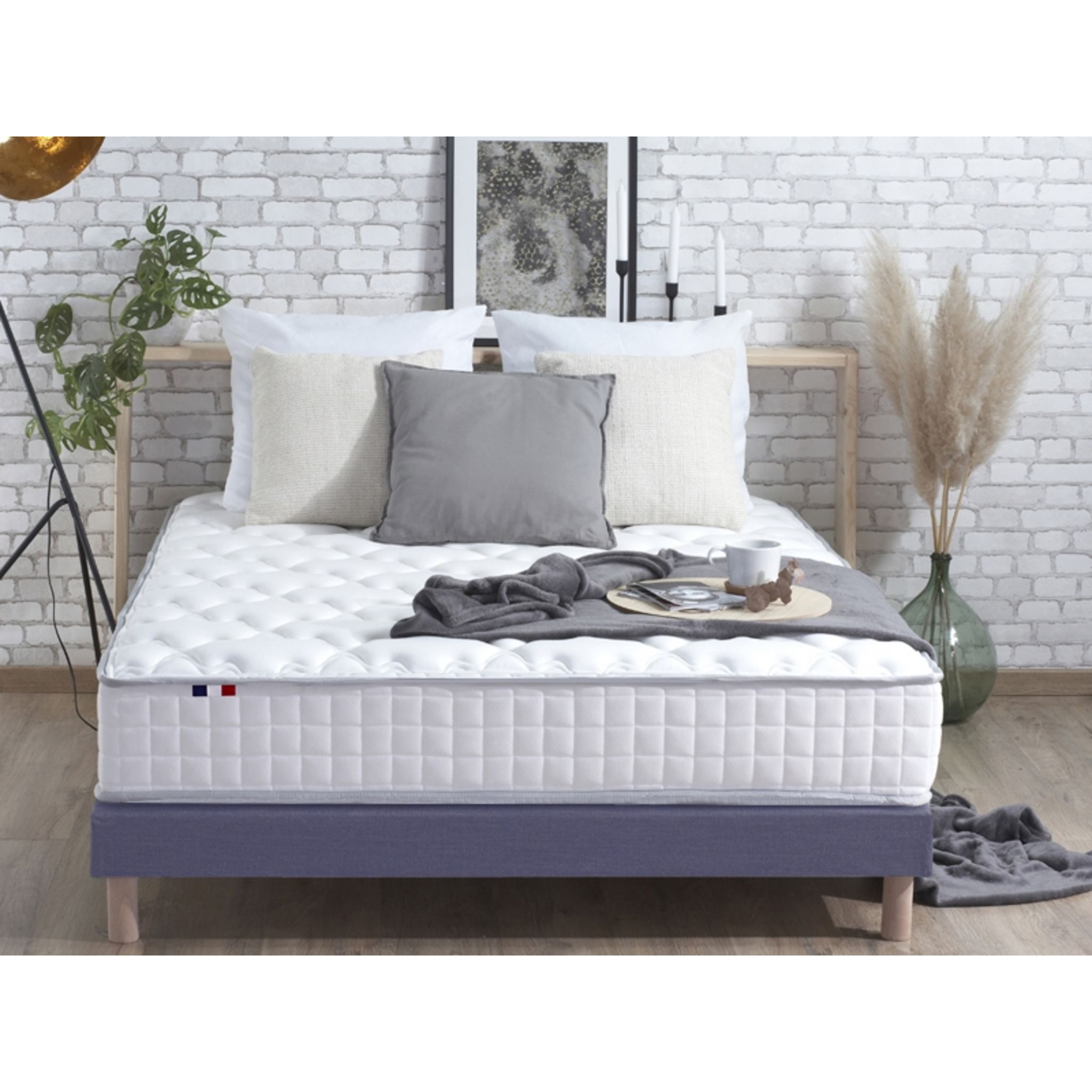 Matelas ressorts ensachés , face été , face hiver 140x190 cm PAUL