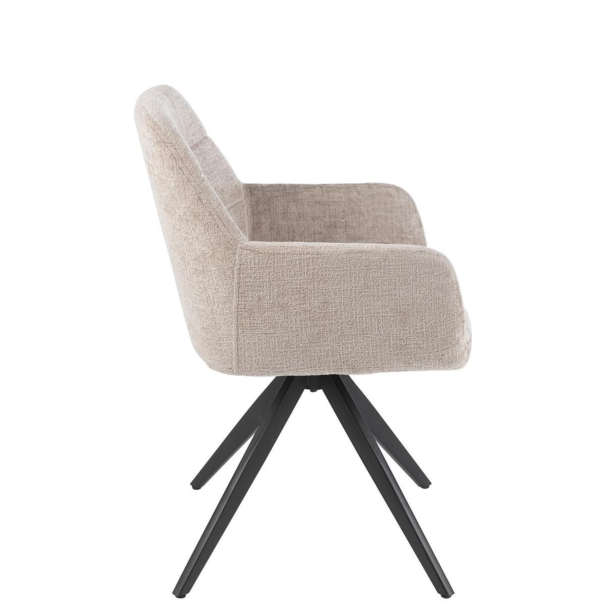 Voir la diapositive 3 : J-LINE Chaise design  louna  85cm gris clair