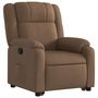 Voir la diapositive 3 : VIDAXL Fauteuil inclinable Marron Tissu