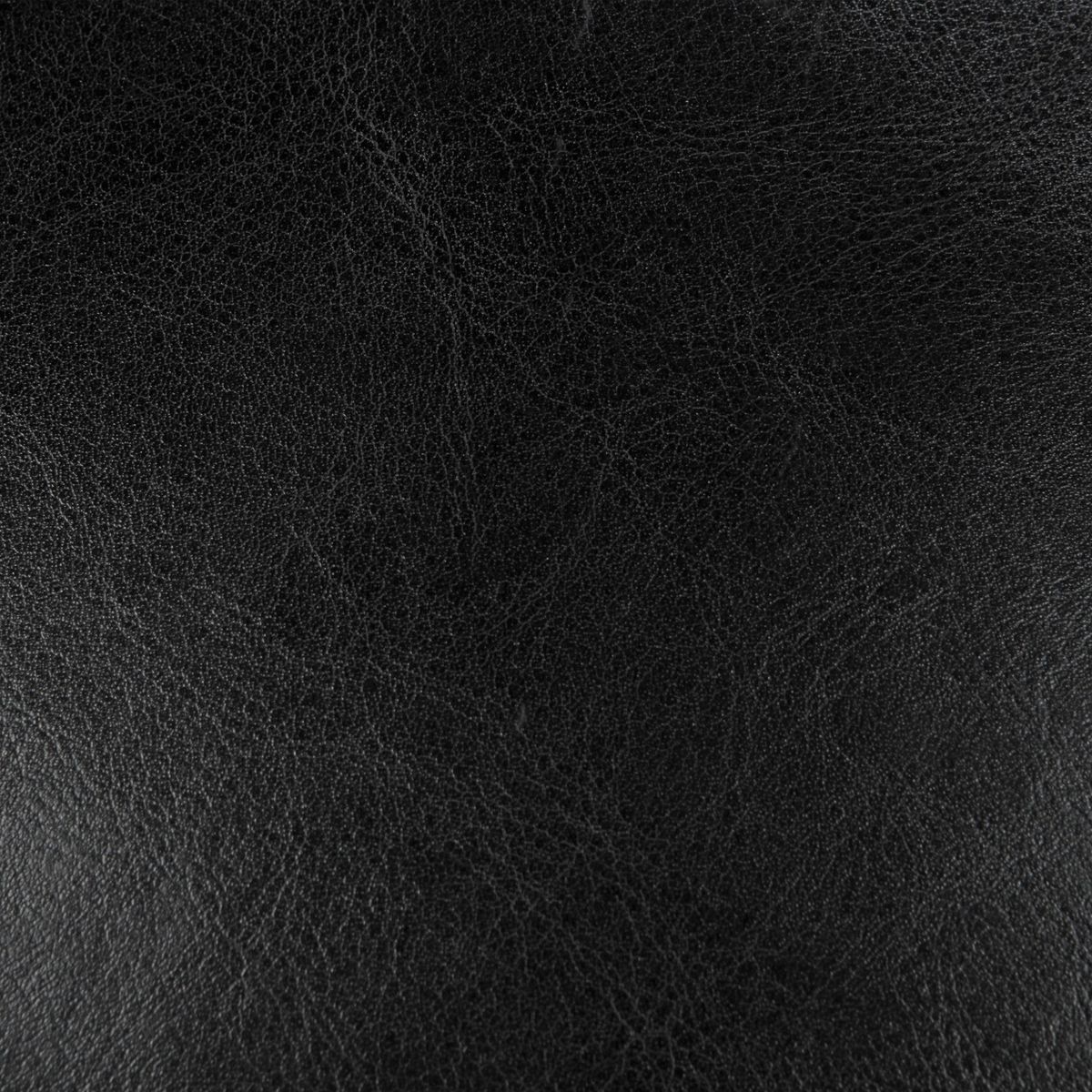 Rendez vous déco Fauteuil noir en croute de cuir enduite - Club