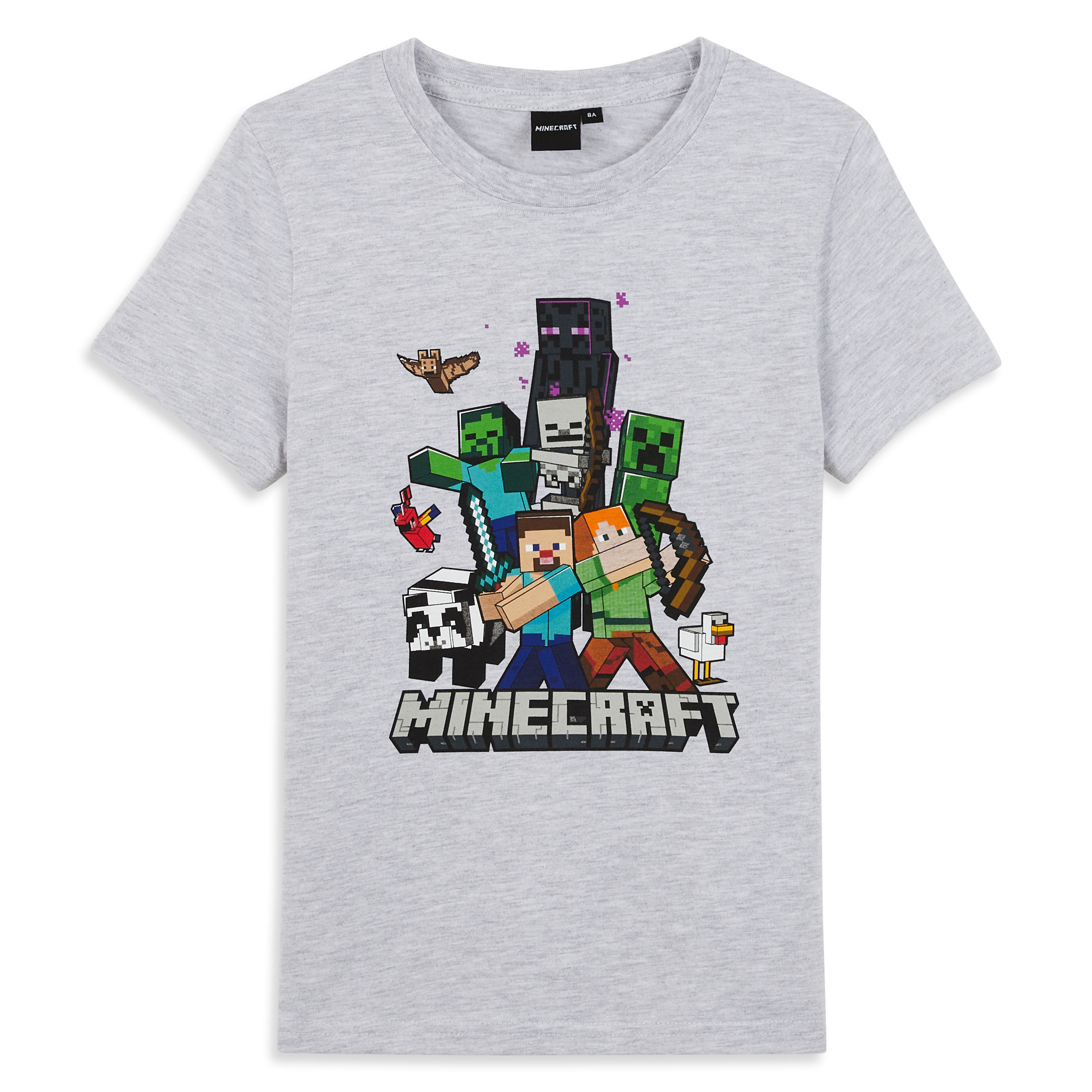 INEXTENSO T-shirt Gris Garçon Minecraft Pas Cher