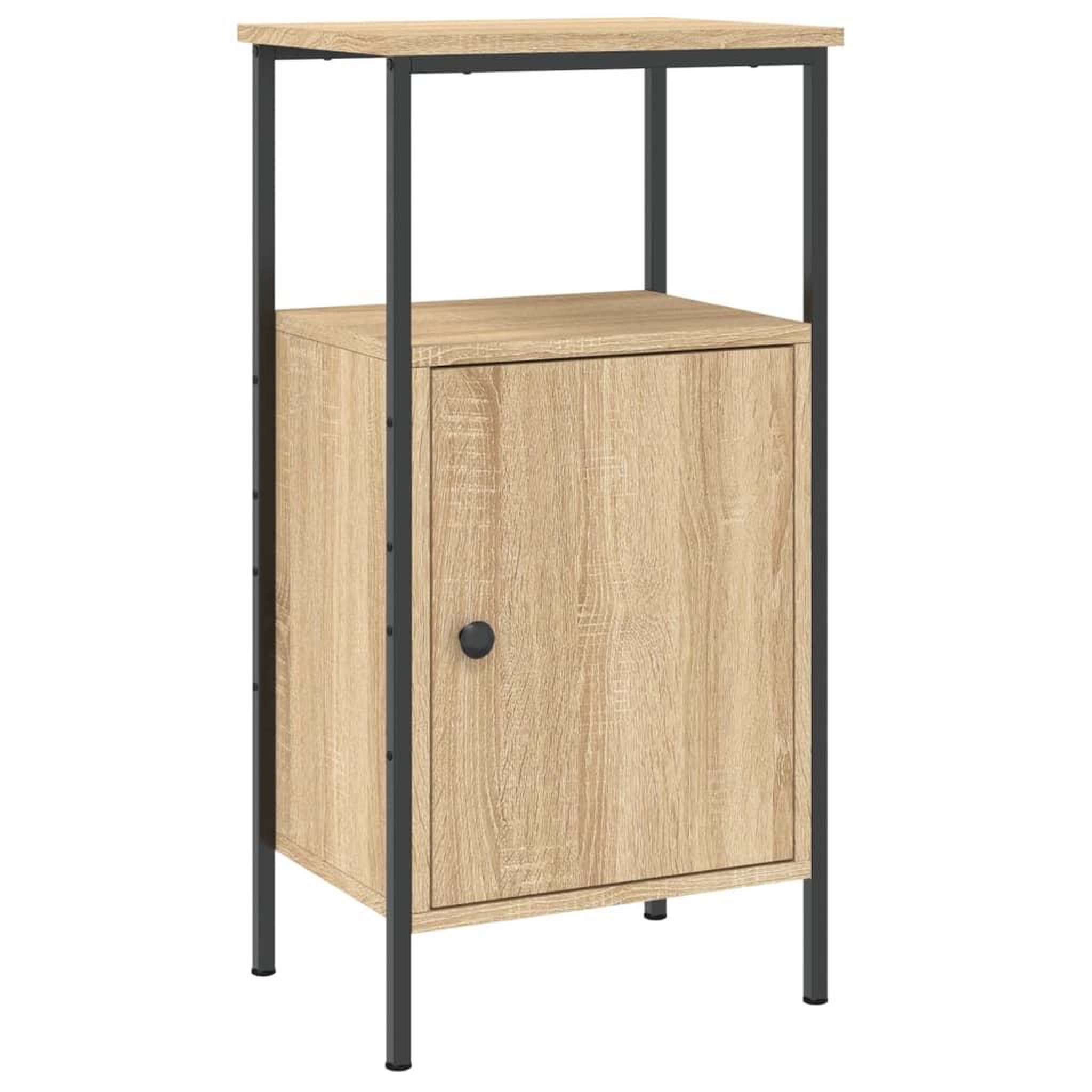 Voir la diapositive 5 : VIDAXL Tables de chevet 2 pcs chene sonoma 41x31x80 cm bois ingenierie