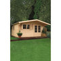 Voir la diapositive 1 : SOLID SUPERIA Abri chalet de jardin bois - 17.70m²  - CHAMONIX 4