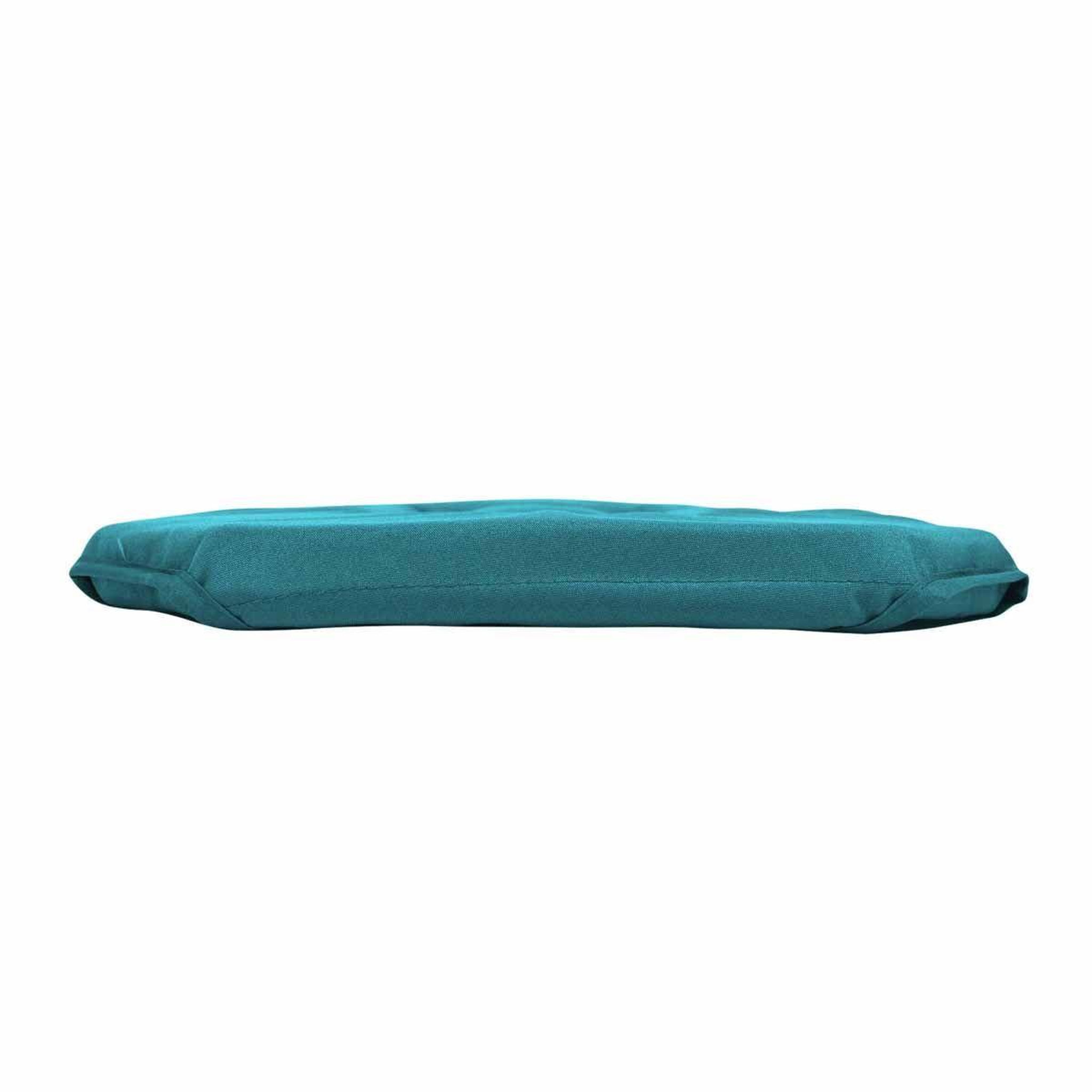 Voir la diapositive 2 : Douceur d'Intérieur Galette de chaise  essentiel  40x40cm pétrole